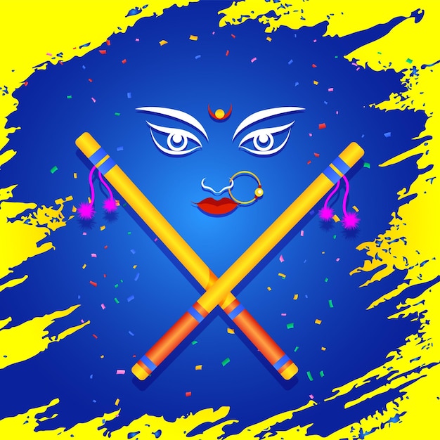 Дурга-пужа Индуистский фестиваль maa Durga devi