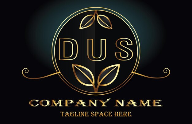 Dus letter logo