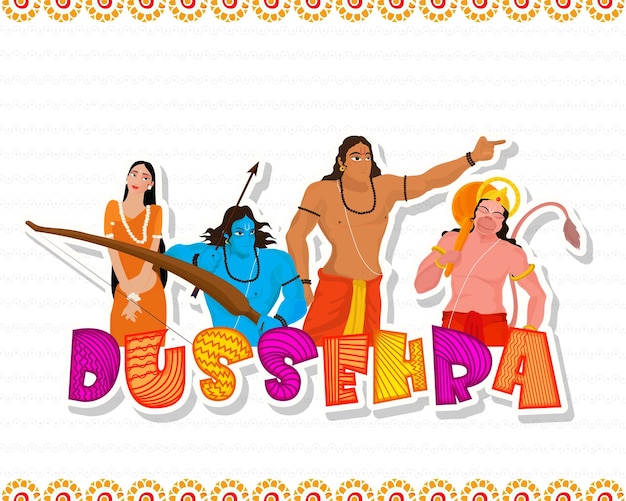 Vector dussehra-festivalconcept.