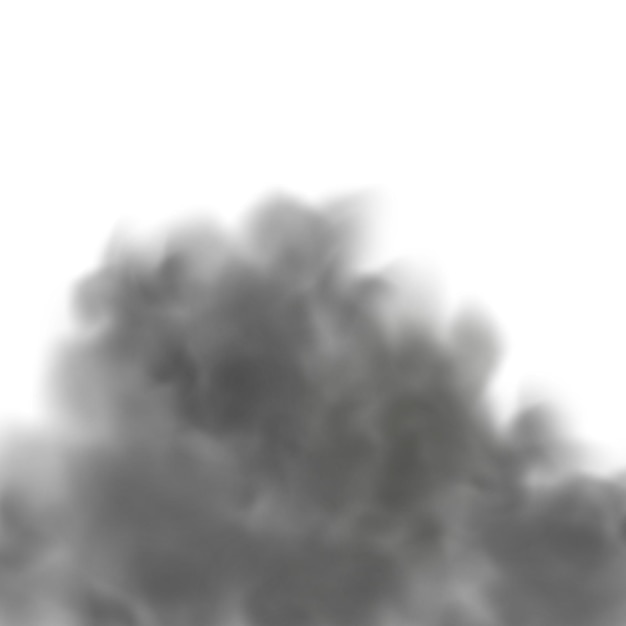 Vector dust  black cloud with particles with dirt,cigarette smoke, smog, soil and sand  particles.