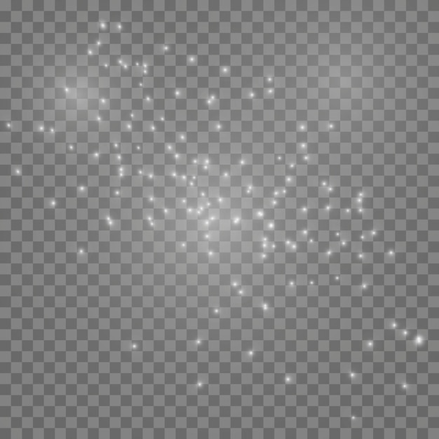 Le scintille di polvere e le stelle brillano di una luce speciale.