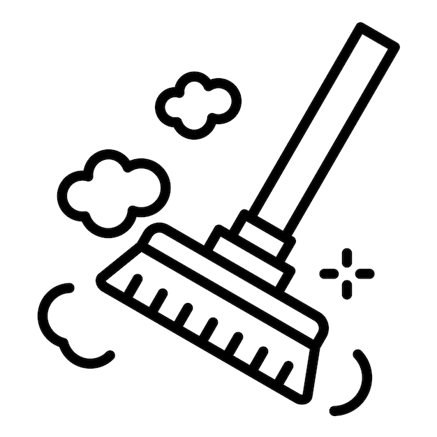 Dusting Vector Illustratie Stijl