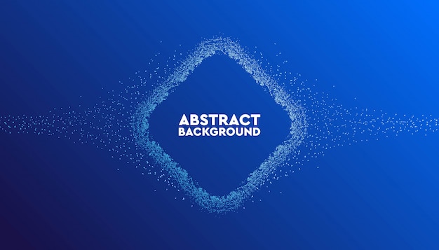 Dynamic abstract flow particles background template.