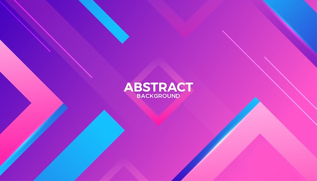 Dynamic abstract gradient geometrical shapes background