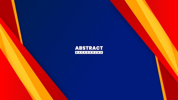 Vector dynamic abstract modern blue red yellow background concept eps 10 free vector