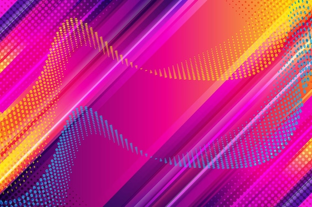 Dynamic background colorful gradient abstract shapes