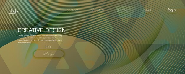 dynamic background template abstract fluid poster with wave sha