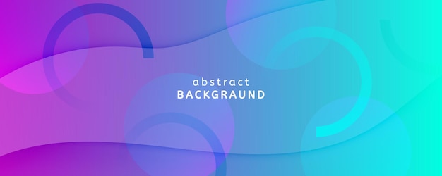 Dynamic background template abstract fluid poster with wave sha