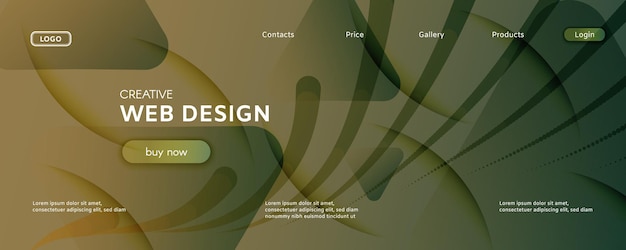 dynamic background with abstract geometric shapes and wave lines