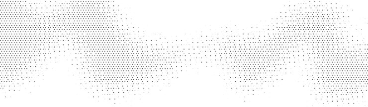Vector dynamic black and white halftone wave pattern stylish geometric design for product banners and cover