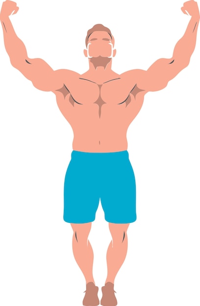 Vector dynamic bodies vector art voor bodybuilding en oefening spiermetrics oefening vector designs voor