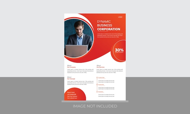 Dynamic Business Corporation Business Flyer design A4 size