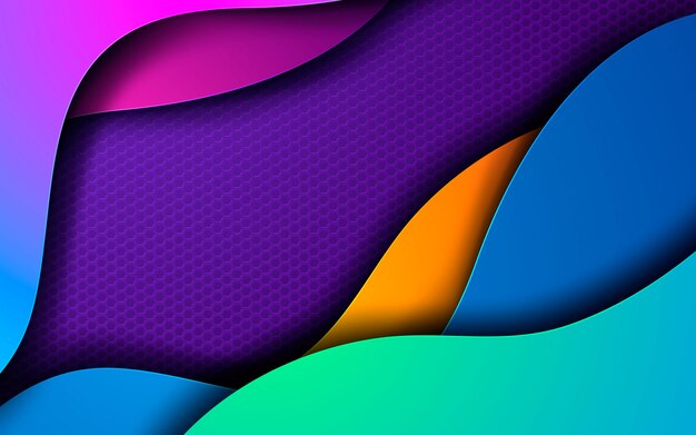 Dynamic color textured geometric background