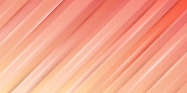 Dynamic colorful gradient of orange stripe background