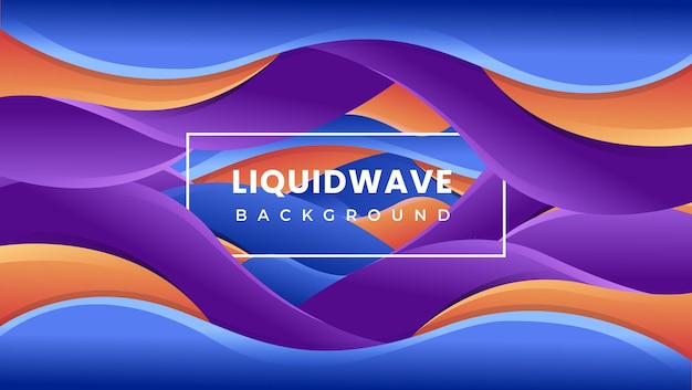 Dynamic colorful liquid background