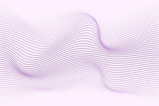 Dynamic Dots Wave Background