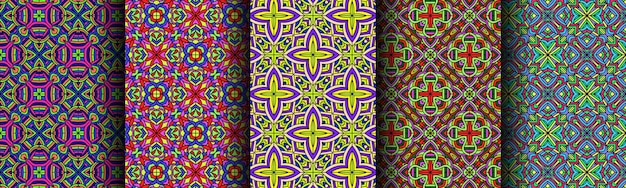 dynamic ethnic pattern collection of traditional bundles