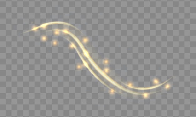 Dynamic golden waves with small parts on transparent