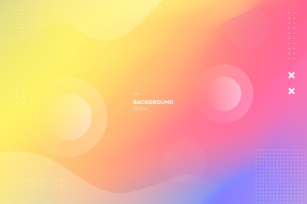 Dynamic gradient blurred gradual change abstract background premium vector