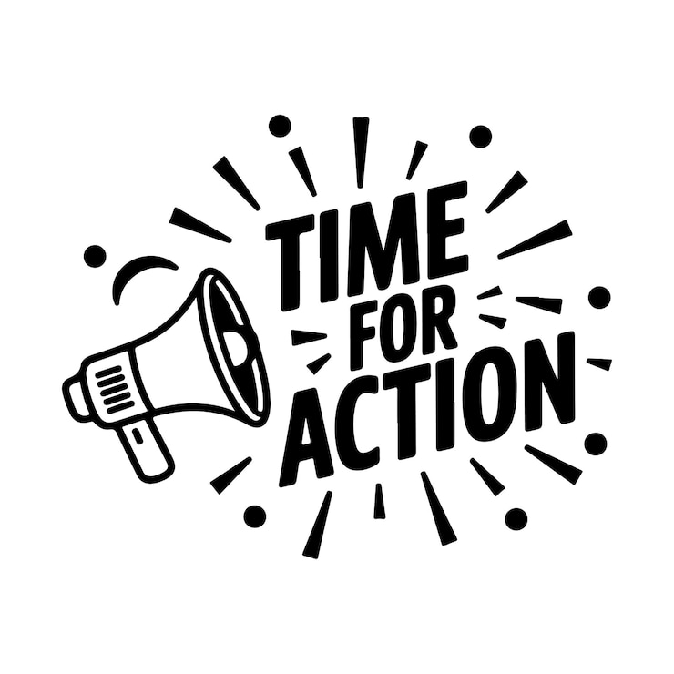 Vector a dynamic graphic with a megaphone icon