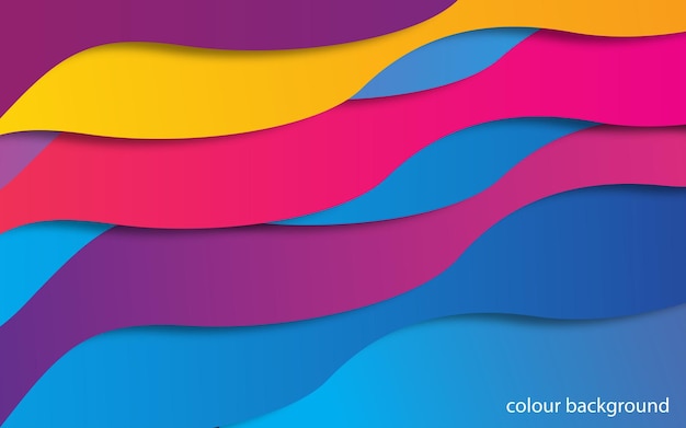 Dynamic liquid color background multi colour