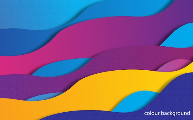 Dynamic liquid color background