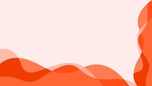 Dynamic liquid orange abstract background