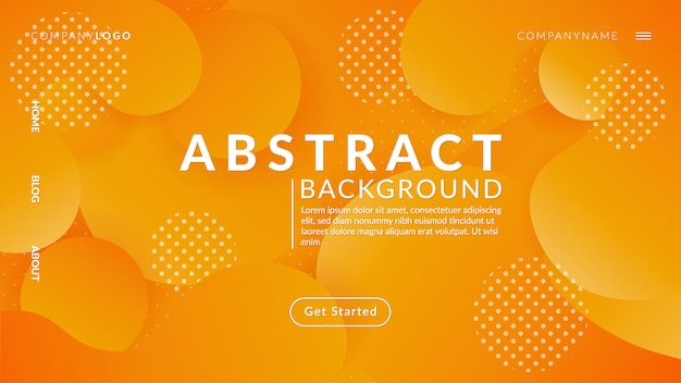 Dynamic modern gradient abstract background vector