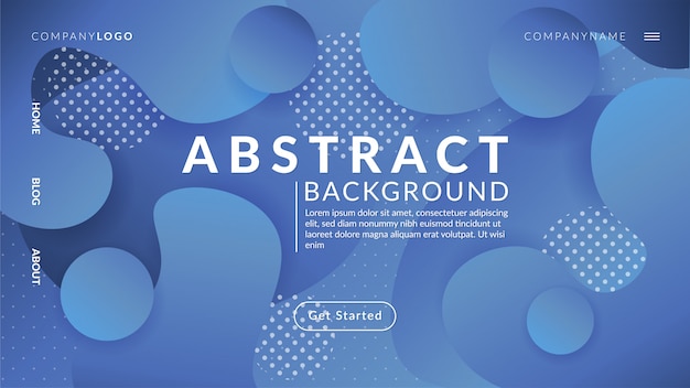 Dynamic Modern Gradient Abstract Background Vector