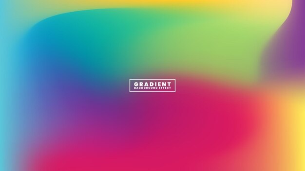 Dynamic rainbow color gradients abstract vector background concept