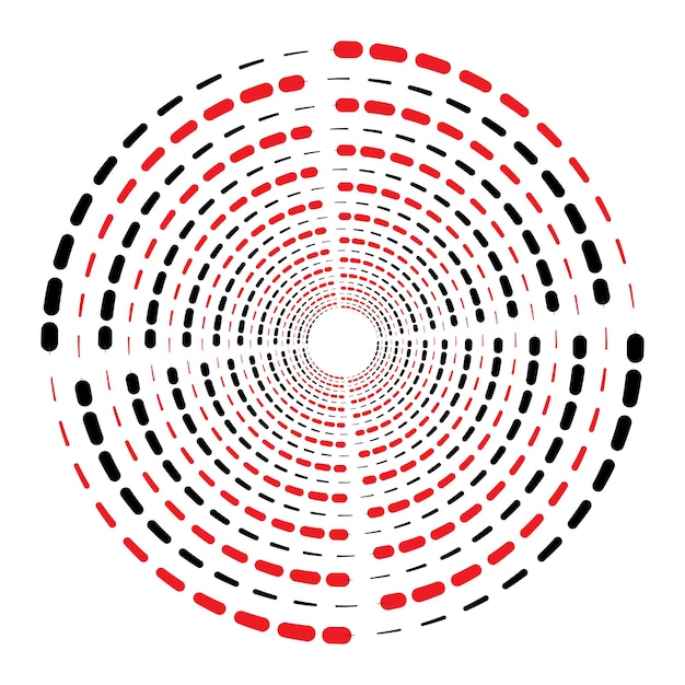 Vettore cerchio astratto vettoriale dinamico che puoi utilizzare come icona di sfondo del simbolo del logo ecc