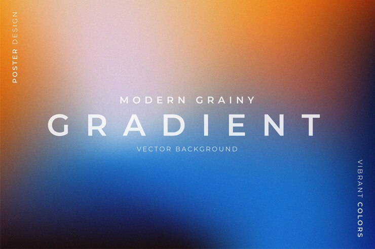Vector dynamic vector gradient grainy background