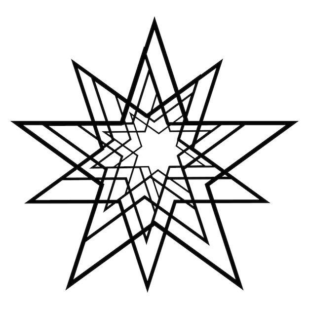 Dynamic Vector star shape that you can use as logo symbol background icon etc