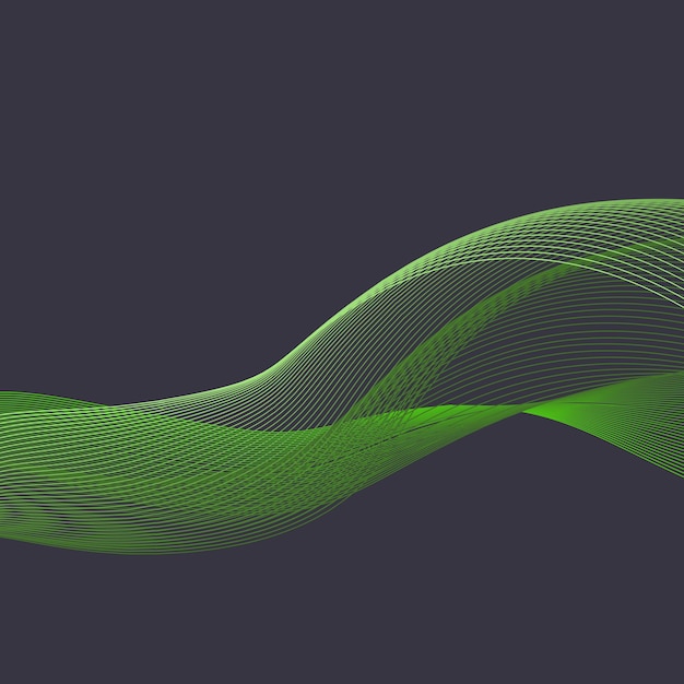 Dynamic waves illustration, abstract background. Creative and elegant style image