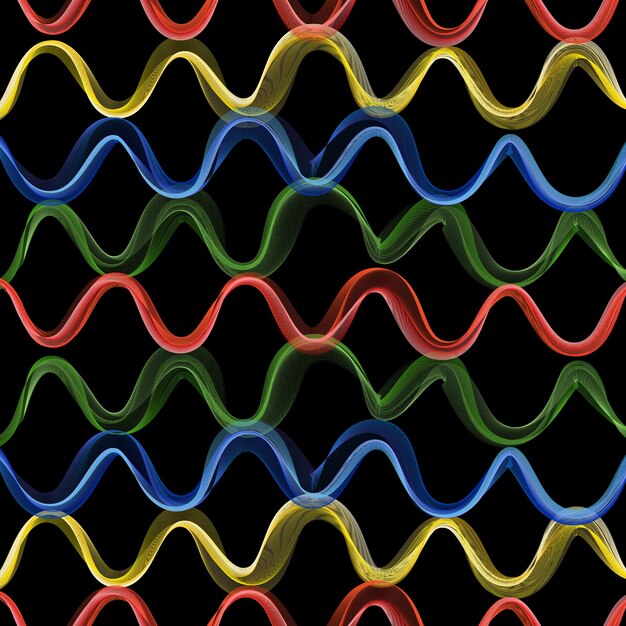 Dynamic waves pattern, abstract background. Creative and elegant style illustration