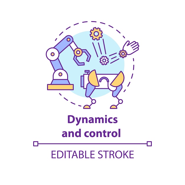 Dynamics and control icon.