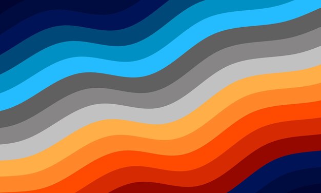 dynamisch kleurrijk golfpatroon abstracte achtergrond