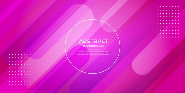 Dynamische abstracte roze vloeibare kleur gradiënt golvende geometrische vloeistof vorm achtergrond