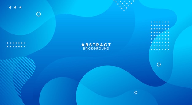 Dynamische abstracte trendy blauwe kleurgradatie achtergrond