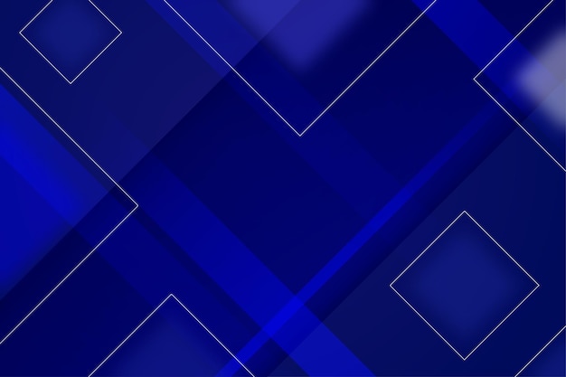 Dynamische kubus Gradiënt Blauw Abstracte achtergrond