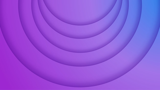 Dynamische papercut stijl paarse kleurrijke abstracte geometrische ontwerp achtergrond