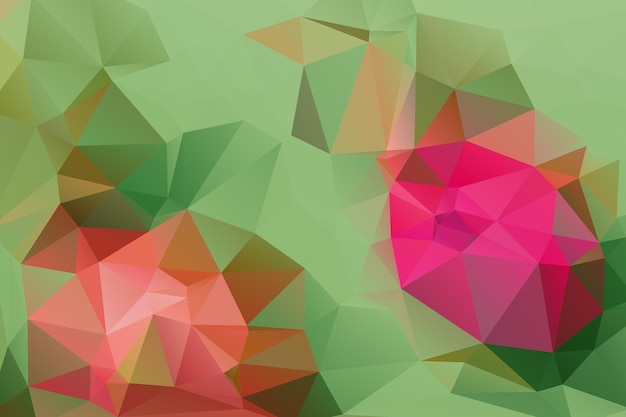 Vector dynamische veelhoeken kleurrijke achtergrond met kleurovergang