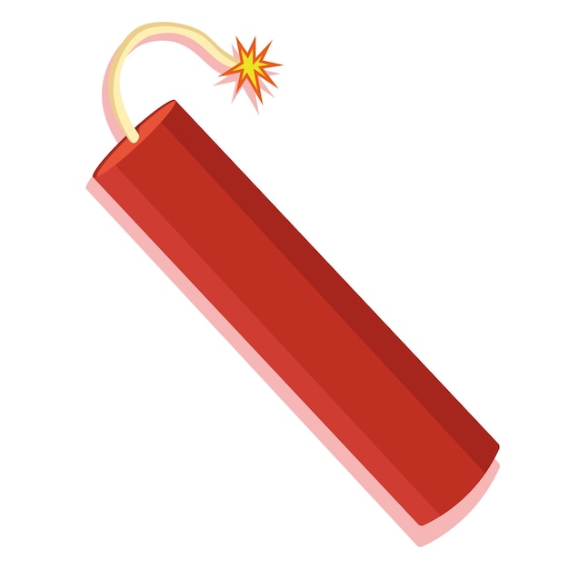 Dynamite isolated on white background