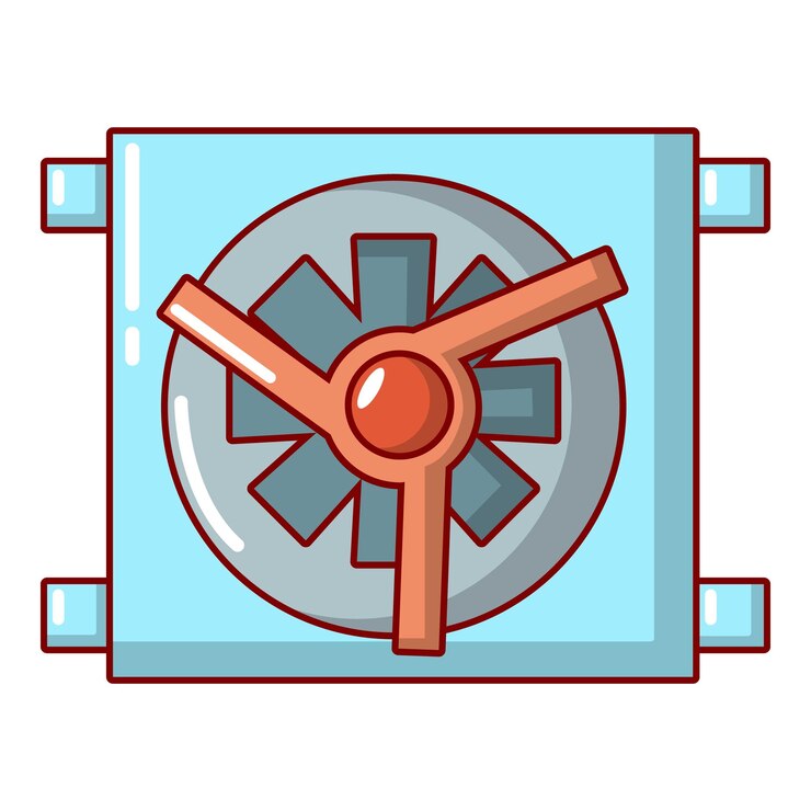 Vector dynamo car detail icon cartoon illustration of dynamo car vector icon for web