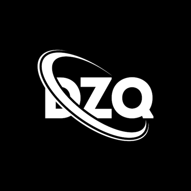 DZQ logo DZQ brief DZQ letter logo ontwerp Initialen DZQ Logo gekoppeld aan cirkel en hoofdletters monogram logo DZ Q typografie voor technologie bedrijf en vastgoed merk
