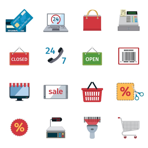 E-commerce Icons Set