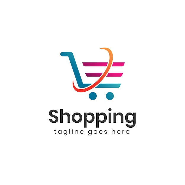 e-commerce logo vector ontwerpsjabloon