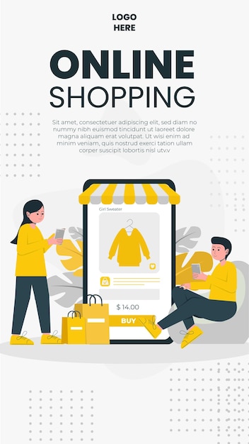 E-commerce vector illustration