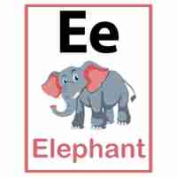 Vector e for elephant