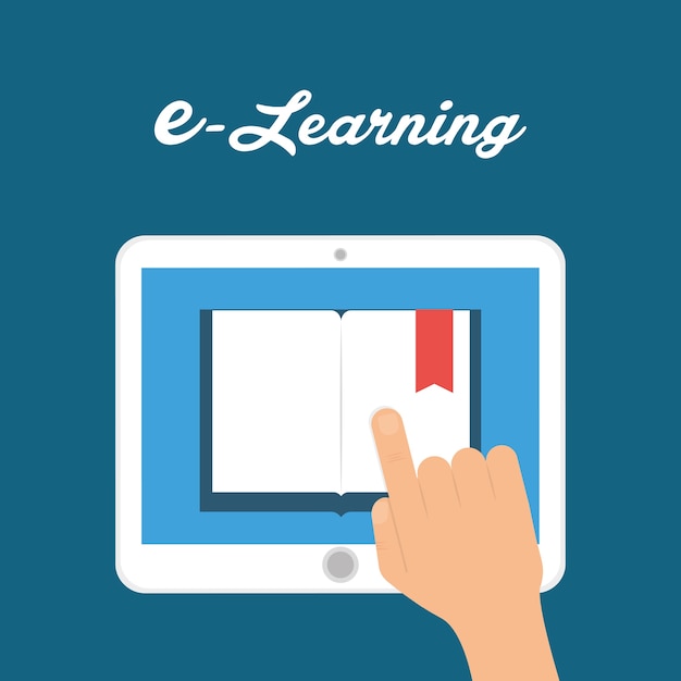 e-learning concept